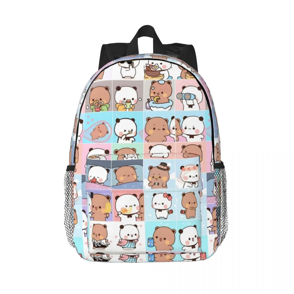 Bu-Du Bubu-Dudu Printed Lightweight Casual Schoolbag For School, Outdoor, Shopping, Office 15inch