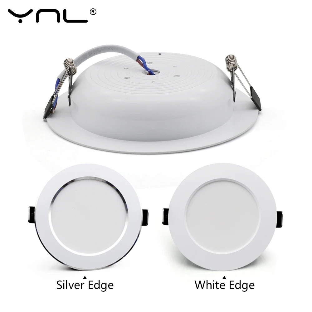 LED Downlight 7W 9W 12W 15W 18W AC 220V 240V Recessed Round Led Ceiling Lamp Spotlight Panel Lights Indoor Lighting Spot Light