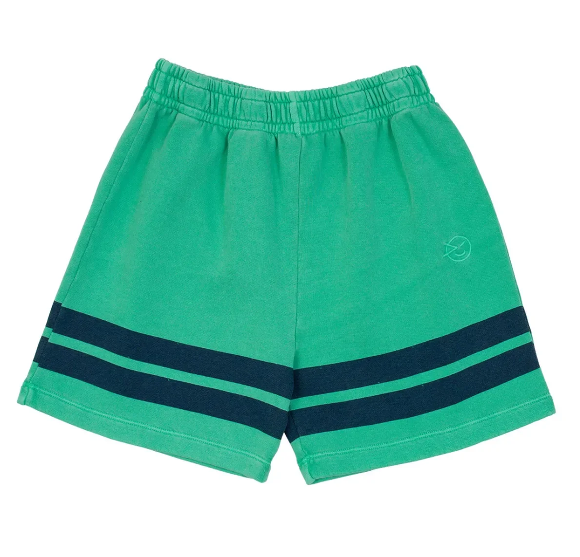 Shorts de bloqueio de cor listrada infantil, calças cortadas sólidas, pré-venda, 2024WYN