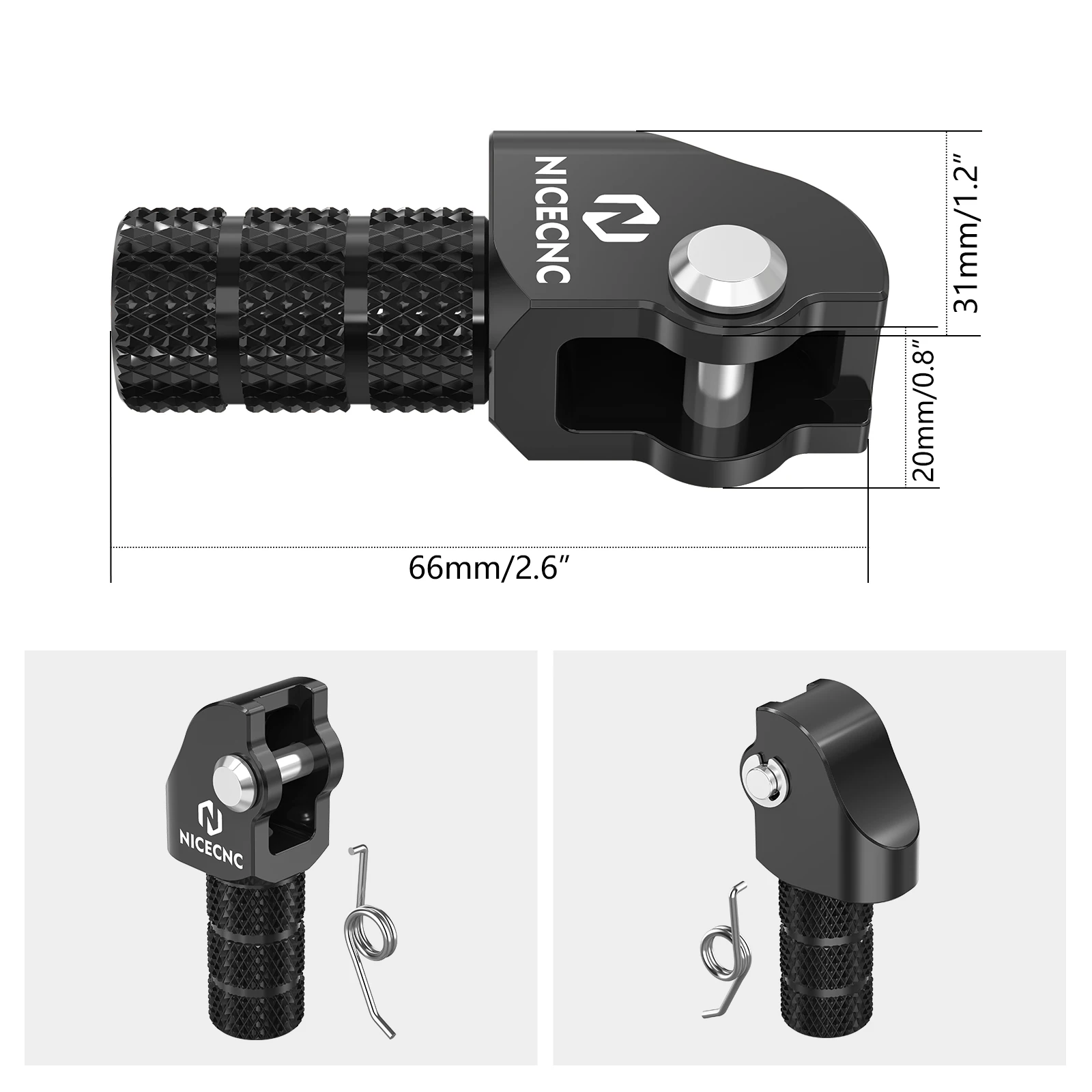 2021-2024 For GasGas EC 300 EC 250 EC250F EC 350F ECF 450 MC 250 MC250F ES 350 ES 500 EW500F Adjustable Gear Shift Lever Tip