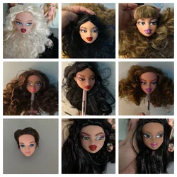 Beautiful Bratzdoll Makeup Doll Girls Love Cute Dolls head plastic head