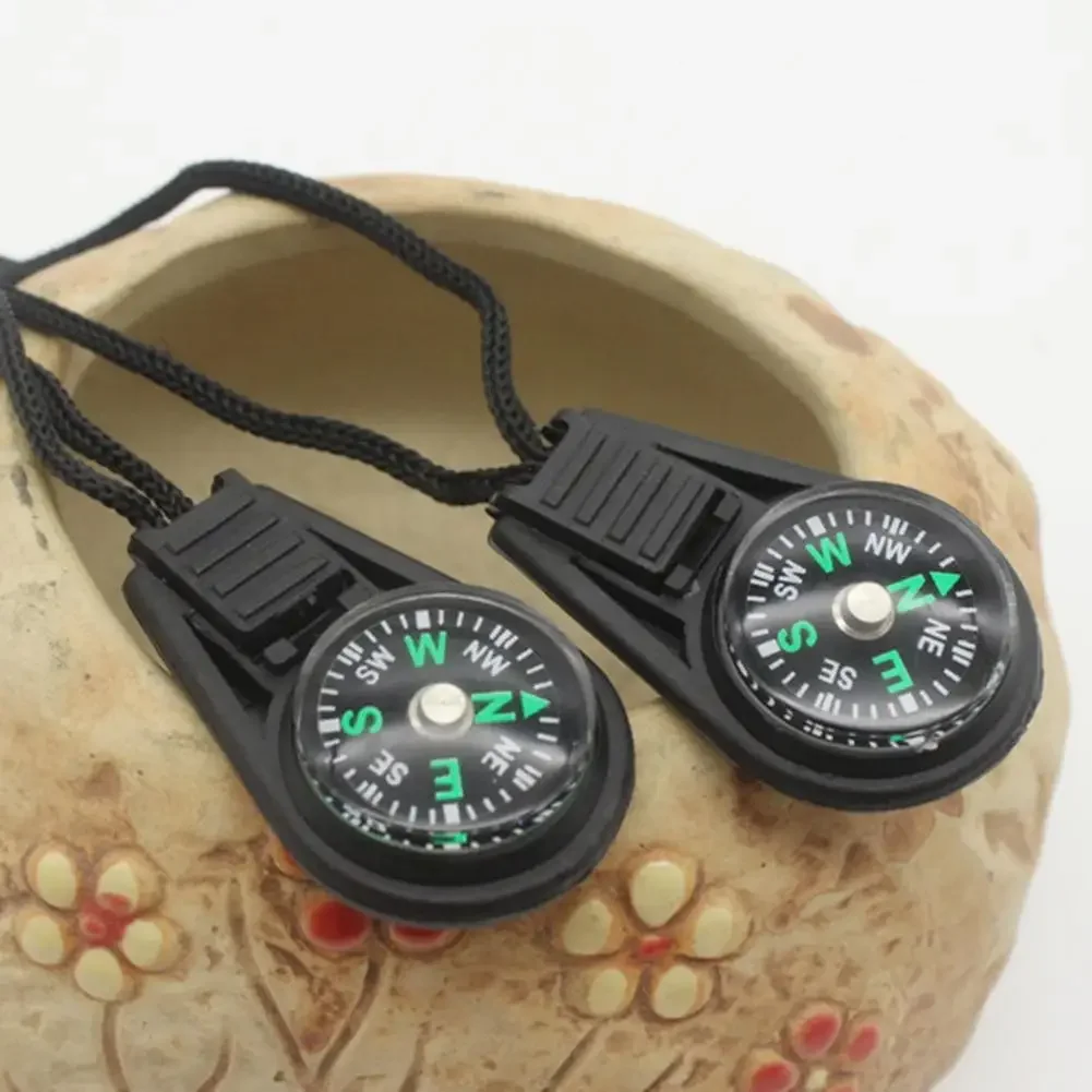 

Outdoor Camping Hiking Mini Portable Pocket Lanyard Survival Compass Navigator Outdoor Sports Accessories