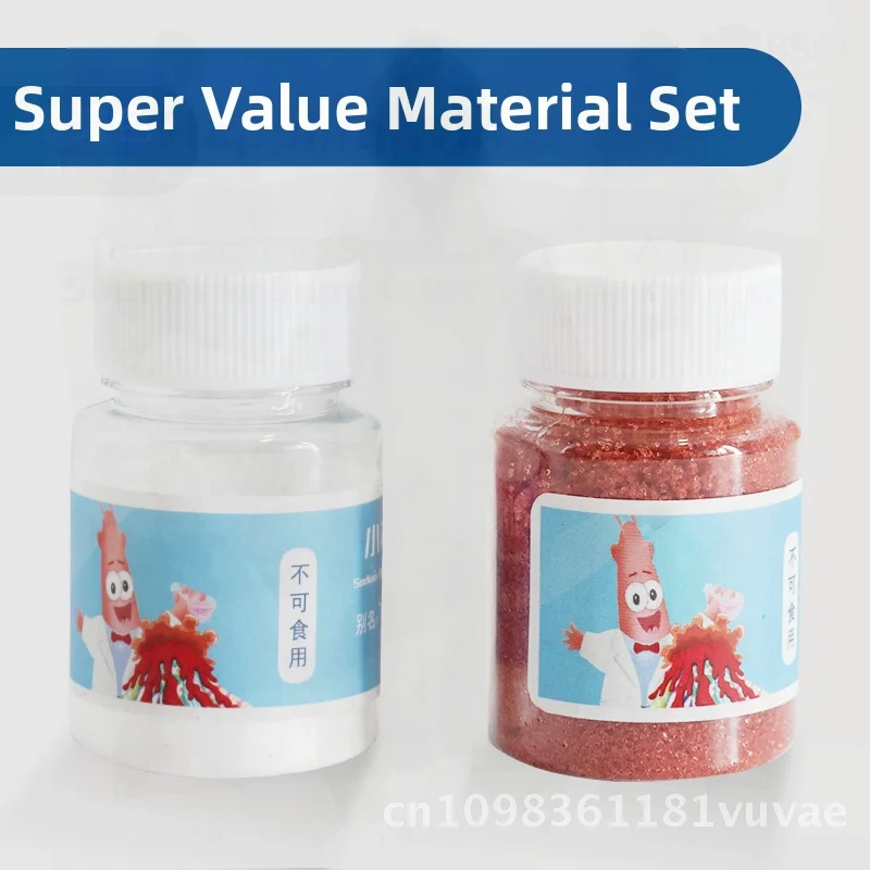 مونتيسوري 2-Color 2-Group الثوران البركاني لعبة المساعدة التعليمية الخشبية للتعليم المبكر التجارب العلمية للأطفال