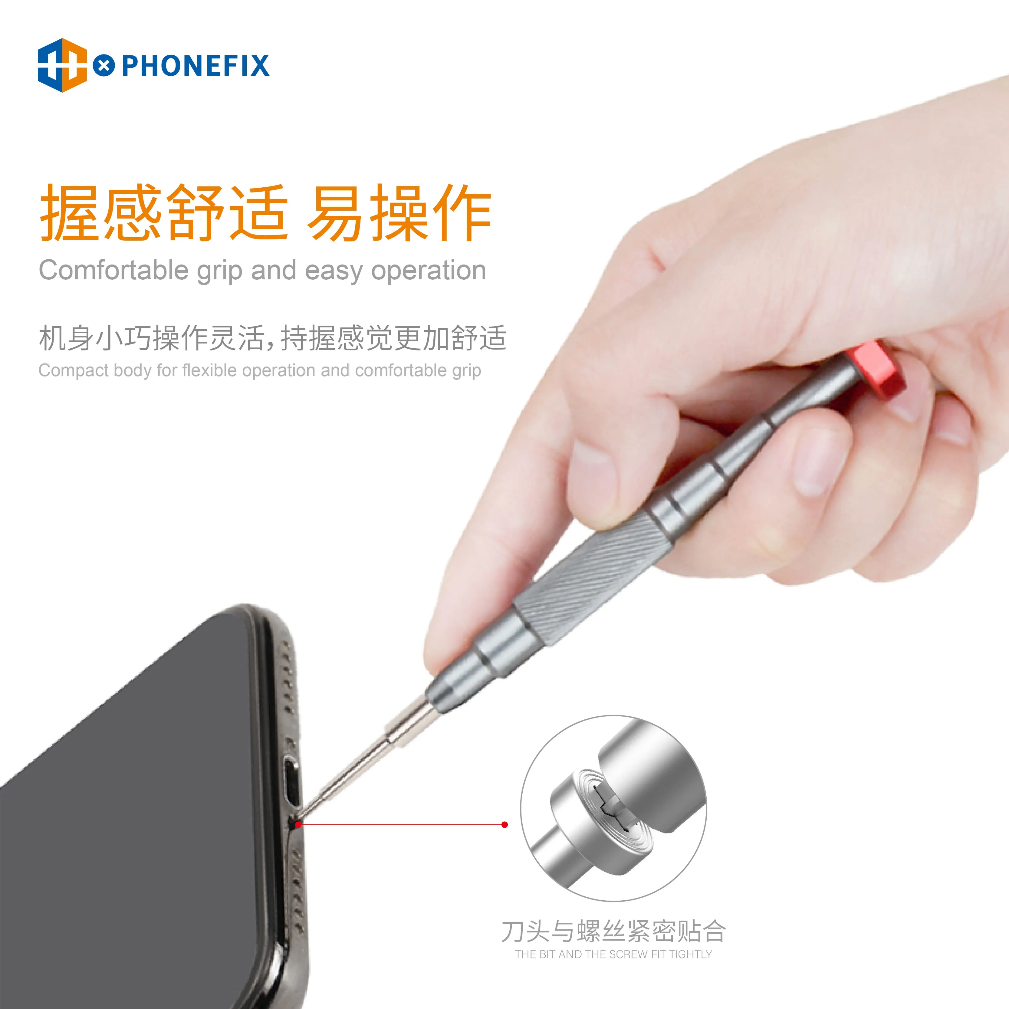 3D Screwdriver High-Precision Anti-Rust Magnetic 1.3 Philips 0.8 Pentalobe Y0.6 2.5 Convex Cross Screwdriver for iPhone Android