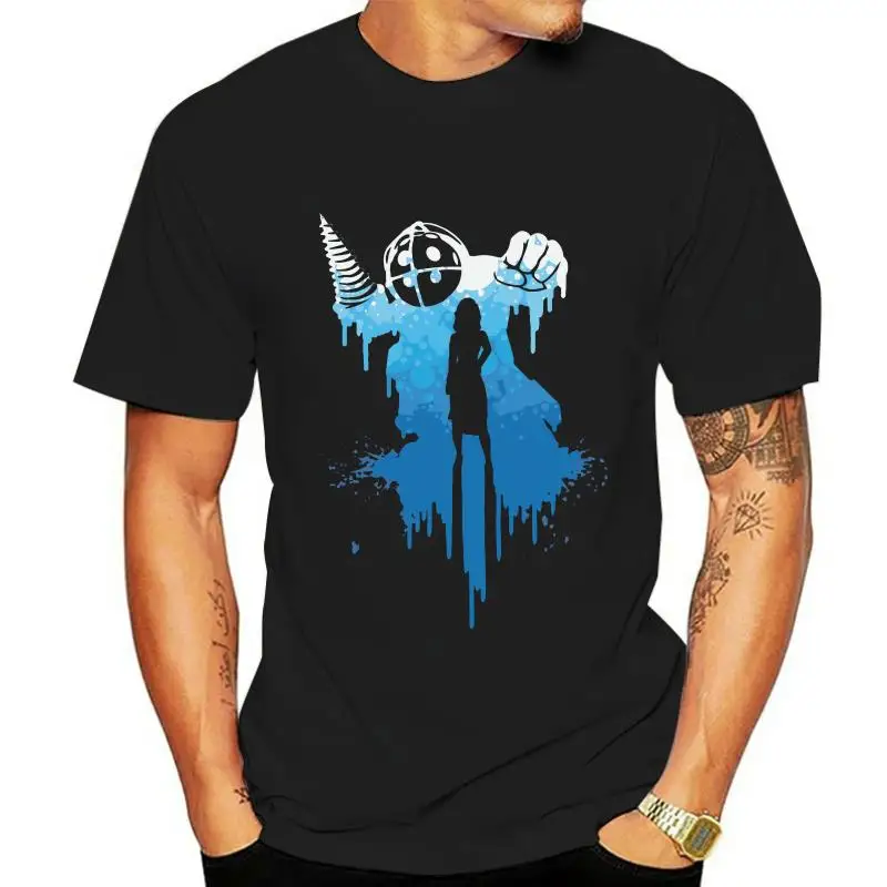 Big Daddy Bioshock Rapture Elizabeth Video Game Inspired T-shirt S-2XL(1)