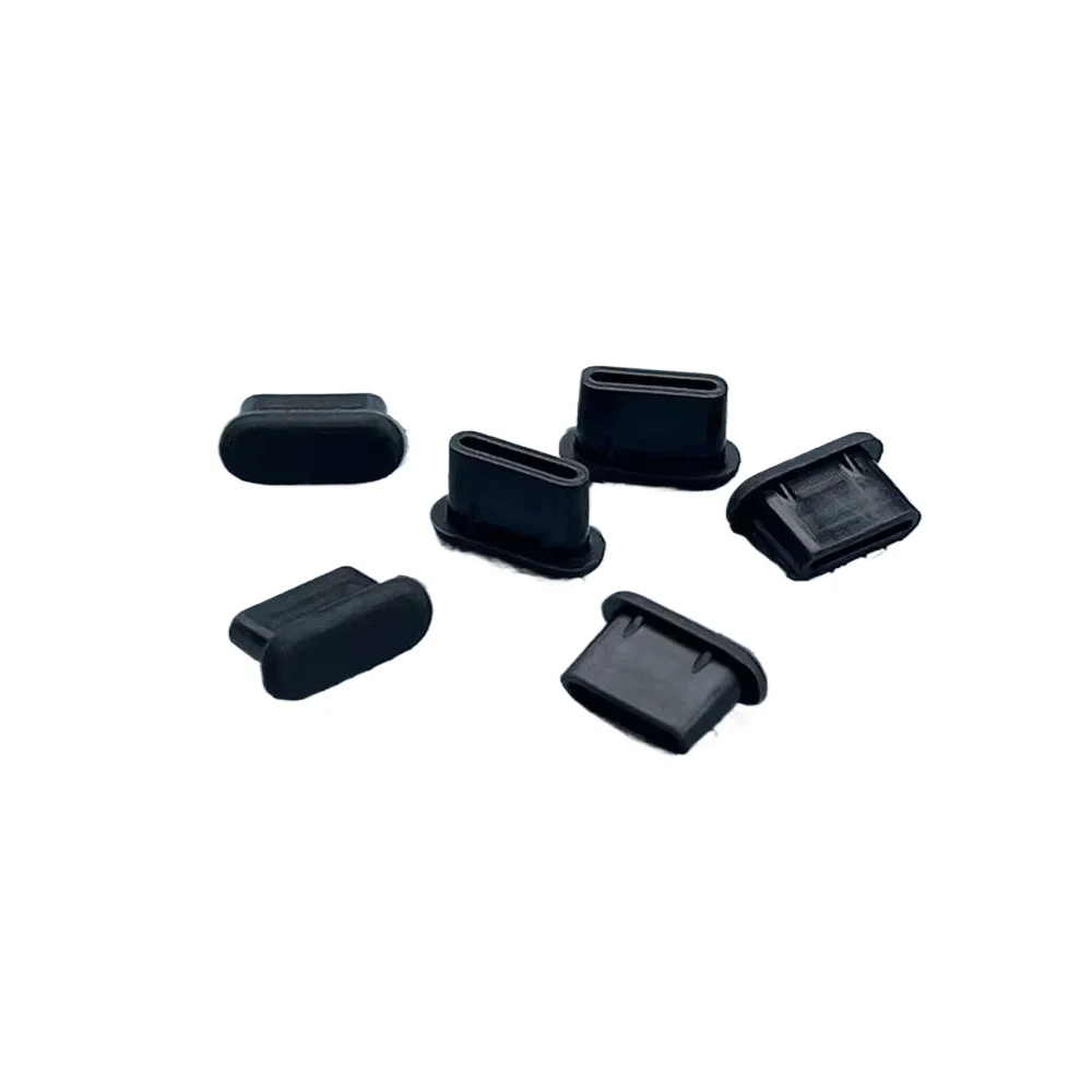 10 szt. Zaślepka przeciwkurzowa USB-C, silikonowa osłona portu ładowania, zatyczka przeciwkurzowa do telefonów Samsung Huawei Xiaomi — zdjęcie 2