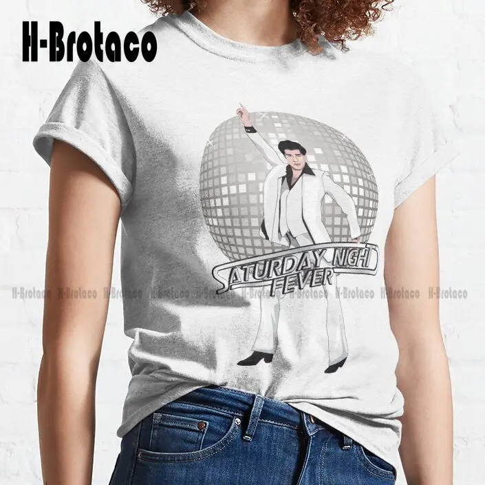 Saturday Night Fever Classic T-Shirt Work Shirts For Women Digital Printing Tee Shirts Fashion Creative Leisure Funny T Shirts