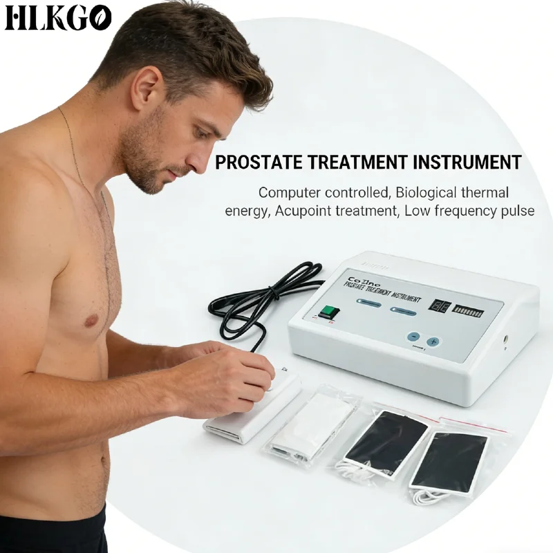 Prostate Wellness Heating Massager for Men, Powerful Pulse Vibration & Magnetic Therapy Muscle Relaxation Health Device