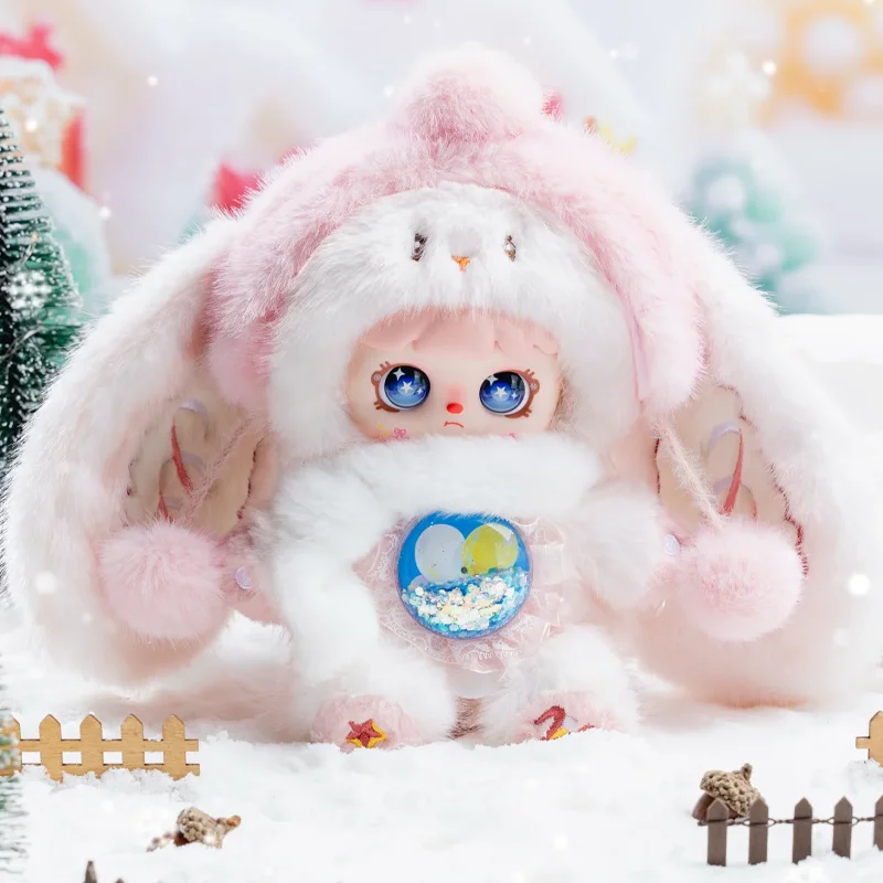 Mocici Sugar Rabbit Winter Warm Whispers Series Vinyl Plush Mystery Blind Box Cute Soft Doll Kawaii Trendy Toy Surprise Gifts