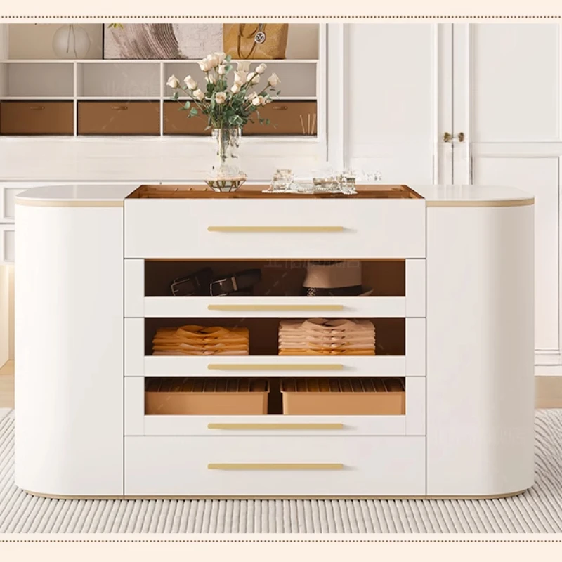 

CP cloakroom Nakajima island double-sided chest combination drawer storage jewelry display cabinet