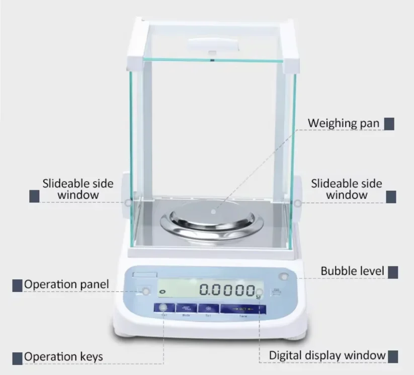 Veidt Weighing D&T ES-J220 220g 0.0001g 0.1mg Platform Scale Lab Digital Electronic Precision Balance Manufacturer Lab Balance