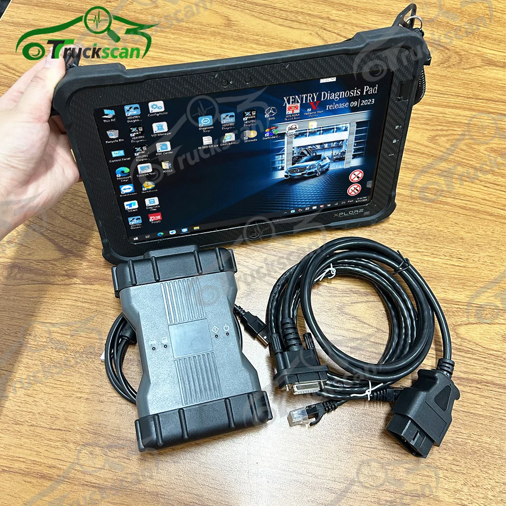 Diagnostic tool Full Set MB SD C6 Xentry DoIP Diagnosis Multiplexer PK sd c4 c5 Truck car bus diagnosis tool with Xplore tablet