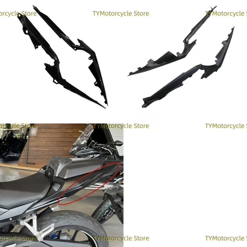 

Motorcycle Rear Tail Side Covers Inside ABS Injection Fairing Fit For HONDA CBR500R CBR 500R CB500F CB 500F 2019-2023