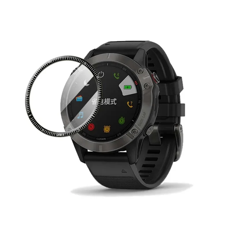 สำหรับ Garmin Fenix 6 Pro ฟิล์มป้องกันหน้าจอ, ฟิล์มกันรอยแบบนิ่มทำจากแสงอาทิตย์3D ป้องกันทุกส่วนของเครื่องมาก