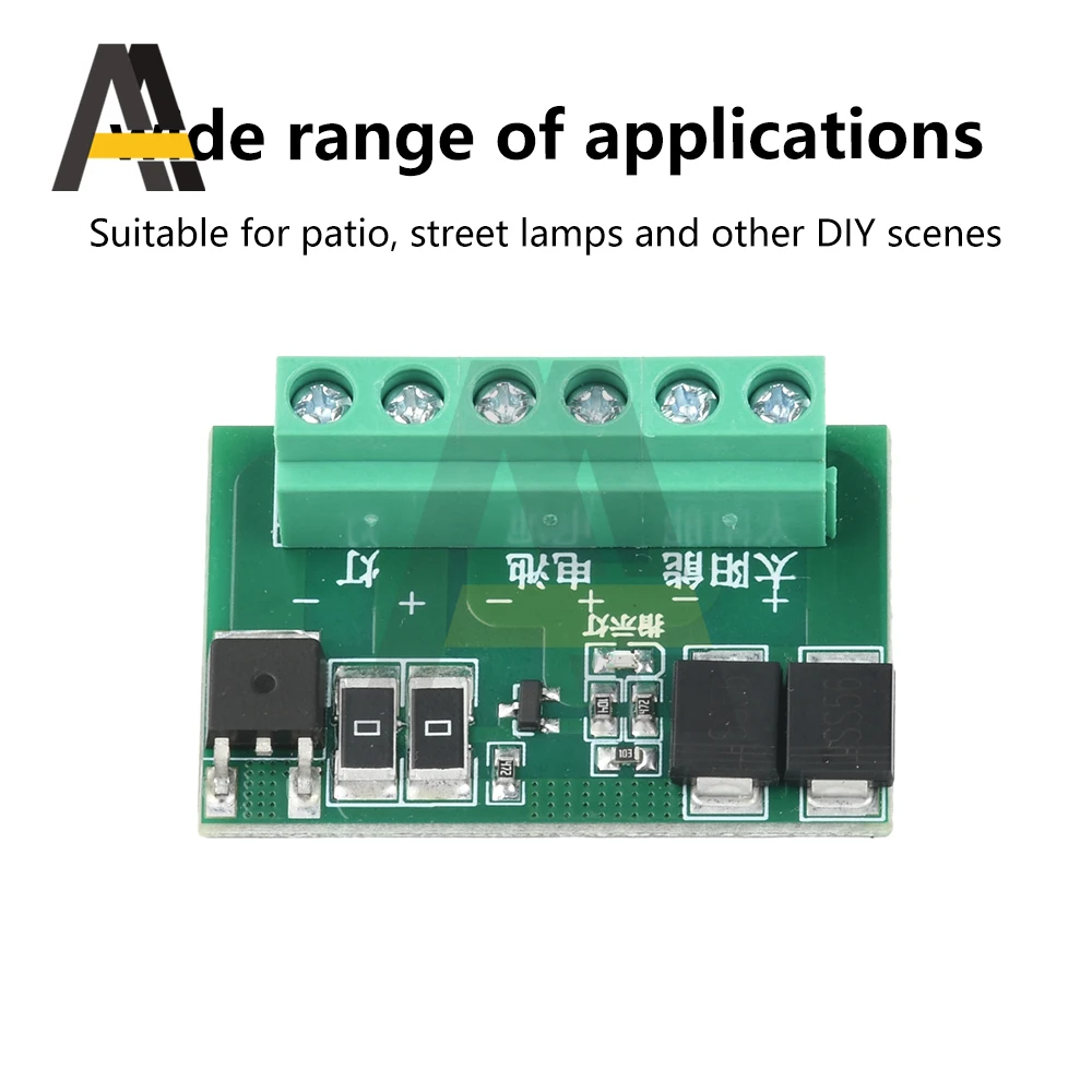 Circuito di controllo dell'illuminazione stradale solare DC 6-45V Luce a LED Scheda di azionamento completamente automatica Interruttore della luce Regolatore di carica solare