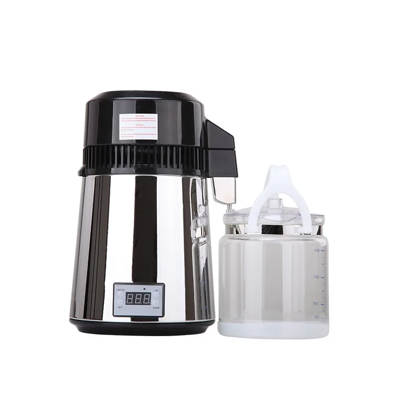 Multifunction Distelled Water Machine 4L Intelligent Timing Function Stainless Steel for Home Dental Clinic Lab Equipment