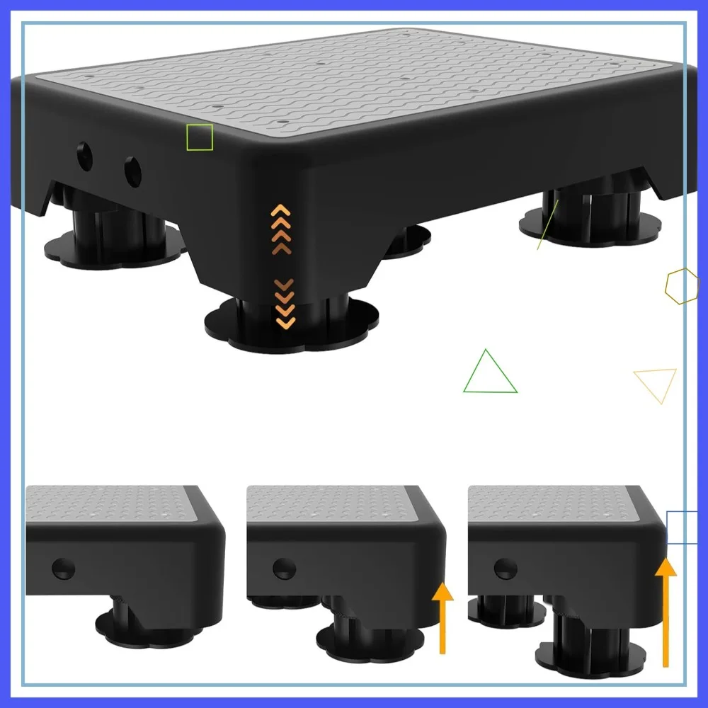 

Adjustable Step Stool for Adults and Kids, Non-Slip Safety Platform with 600 LBS Capacity, Portable for Home Use