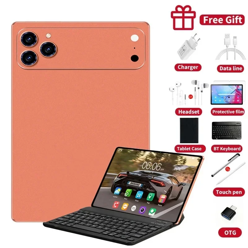 orange With keyboard