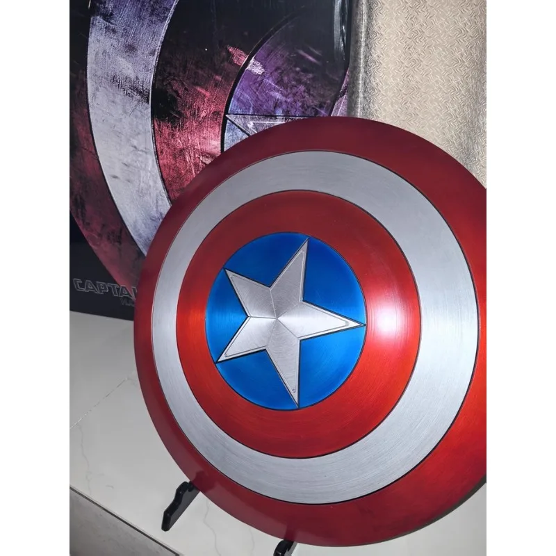 

60cm Full Metal Cosplay Accessories Captain America Shield Perfect Version Unpainted/Painted Cosplay Costume Party Costume Props