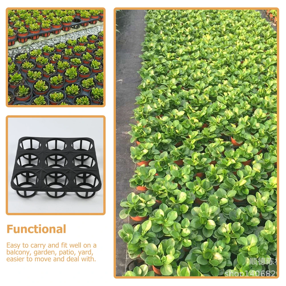 

Hole Flower Pot Bracket Plant Greenhouse Planting Tray Outdoor Flowerpot Plastic Brackets