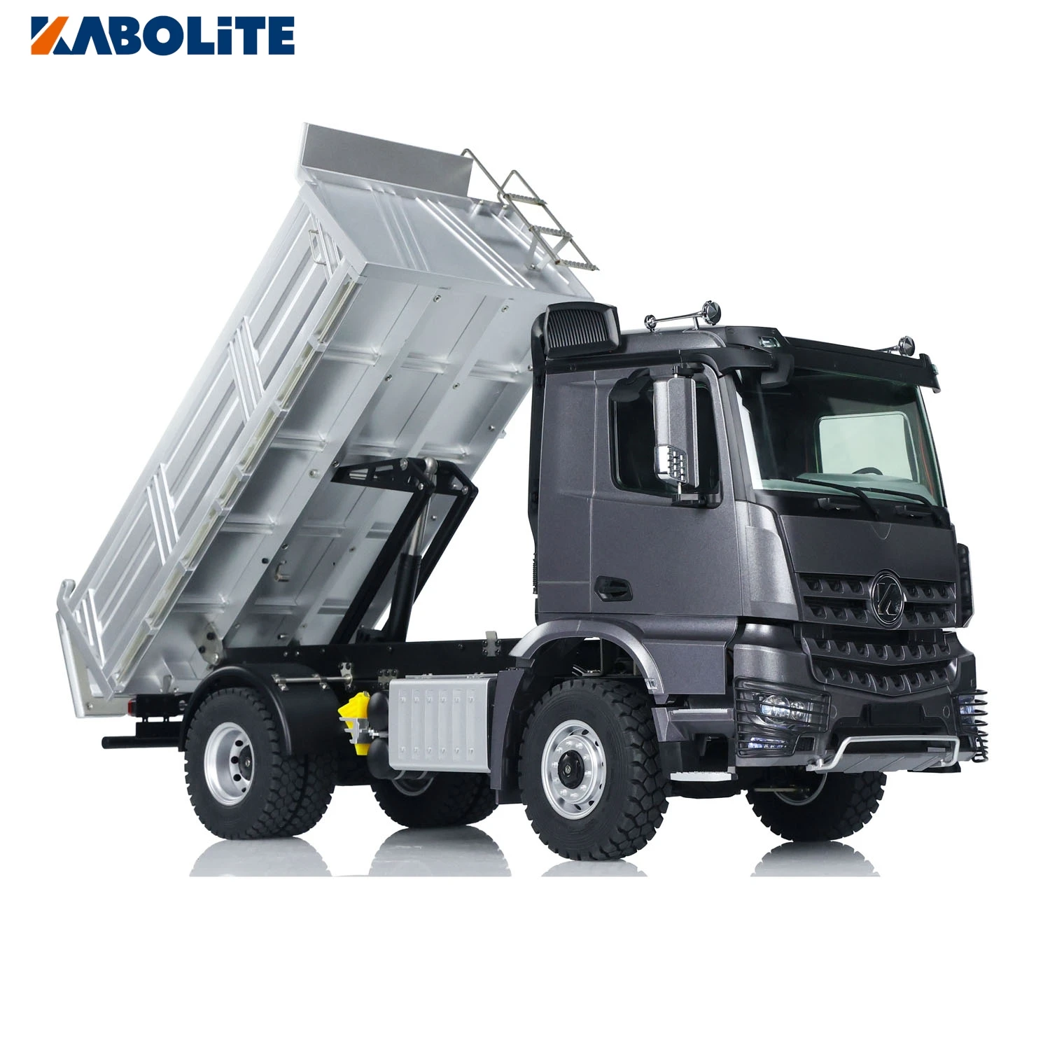 1/14 Kabolite 4x4 Remote Control Tipper Car RTR 5701 RC Dump Truck Sound Light System Lead Screw Gifts Toys Model TH24348