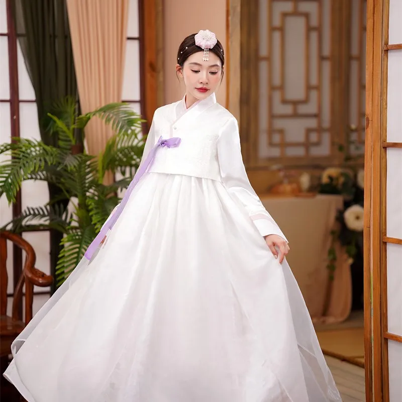 New Korean Clothing Female Yanji Photo Genuine Hanbok Court Dress Daily Performance Clothes