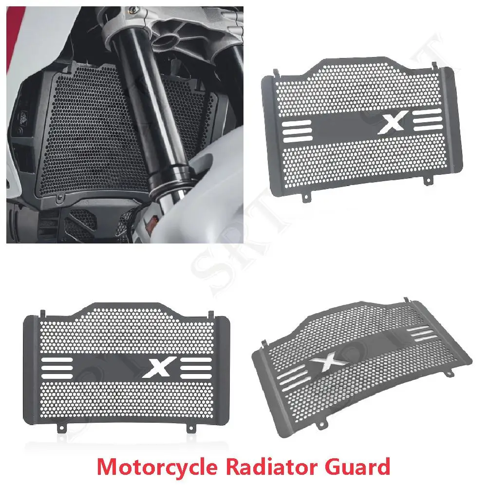 

Fit For Ducati DesertX Adventure Desert-X Motorcycle Accessories Engine Radiator Grille Guard Cooler Protector Cover 2023-2025