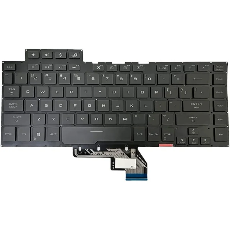OEM Replacement New For ASUS ROG GU502GW GU502GW-AH76 Per-key RGB Backlit US English keyboard