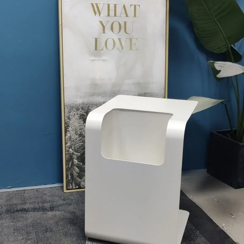 European Type C Coffee Table Cream Wabi-sabi Wind Sofa Side   Tea Small Apartment Bay Window,   Cabinet