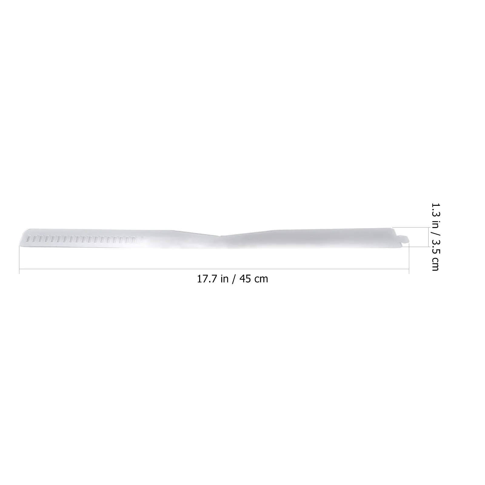 200 Pcs Men Shirt Collar Support Dress Stays Plastic Strips Insert for White Protectors Shirts