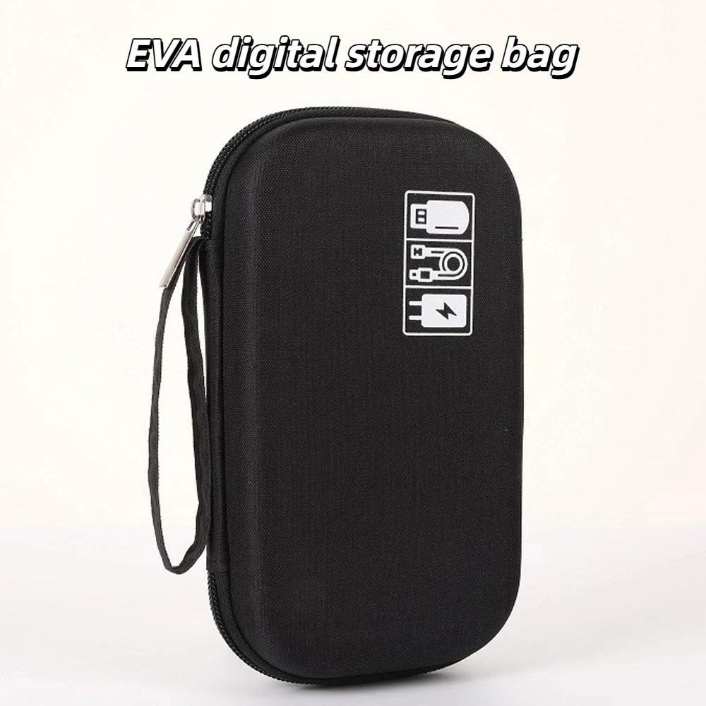 

Hard EVA Digital Storage Bag Dust-proof Protective Earphone Storage Bag Wear-resistant Prevent Scratches