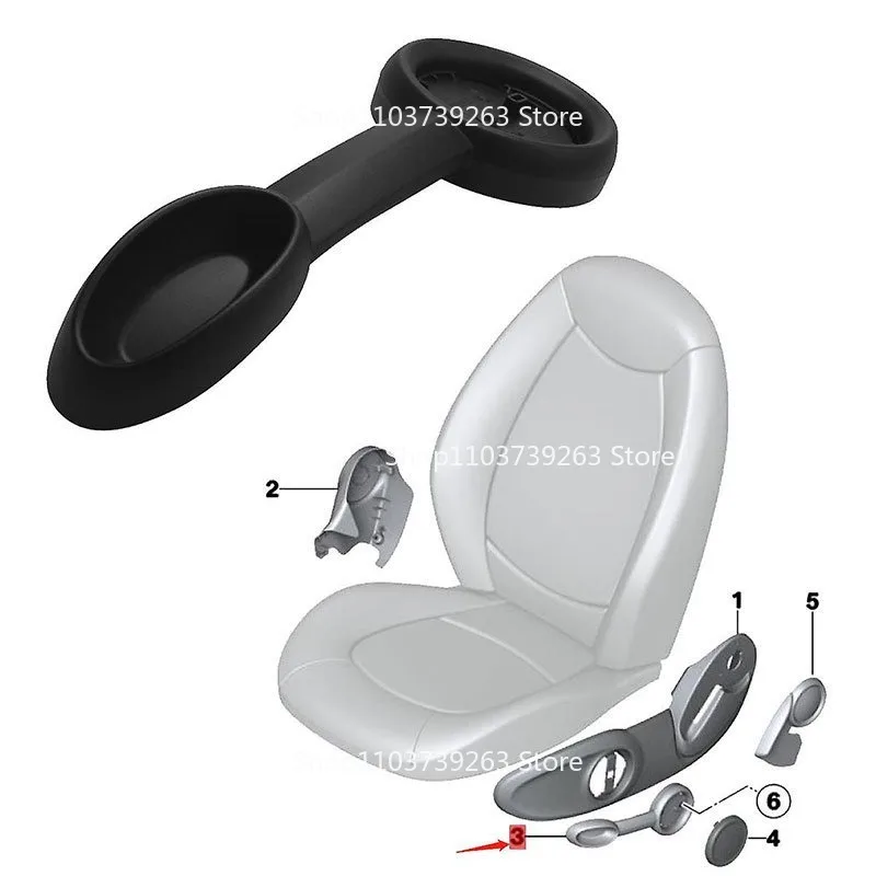 

52109802699 для регулировки переднего сиденья Mini R60, ручка