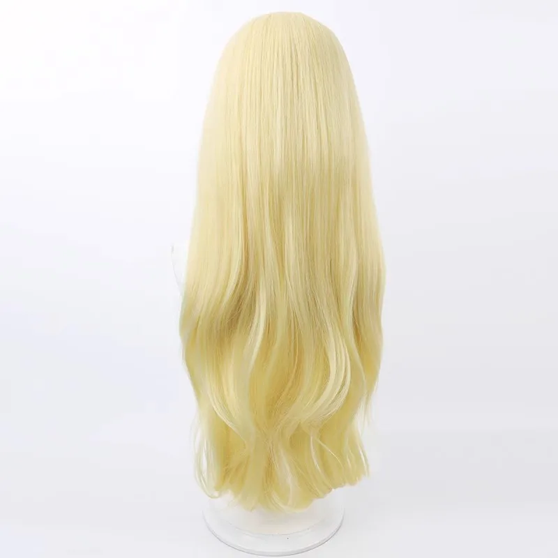 Magical Girl Envyl Sulfur cosplay wig yellow curls Halloween gift