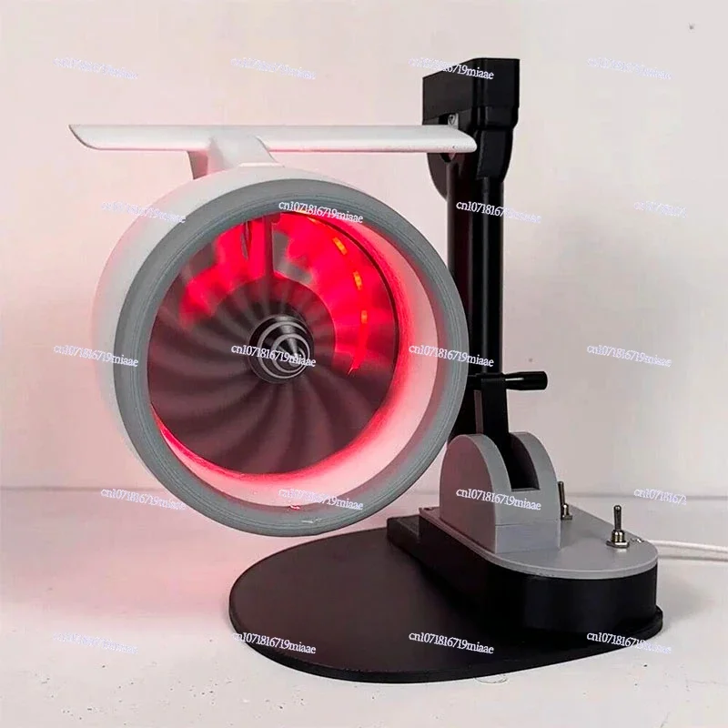 Fan turbofan engine styling personality creativity humidifying spray with lighting technology sense