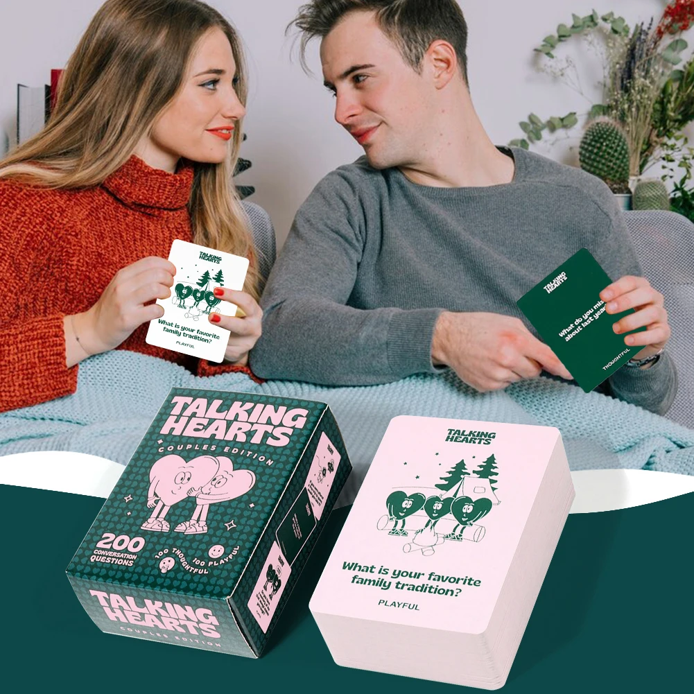 2-5boxes Couples Conversation Cards Couple Card Game Couple Fun Interactive Card Games for Date Nights & Travel Adventures