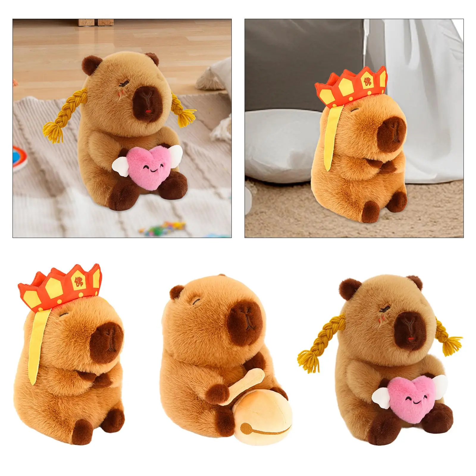 Stuffed Animal Realistic Capybara Stuffed Toy for Teens Birthday Gifts Kids