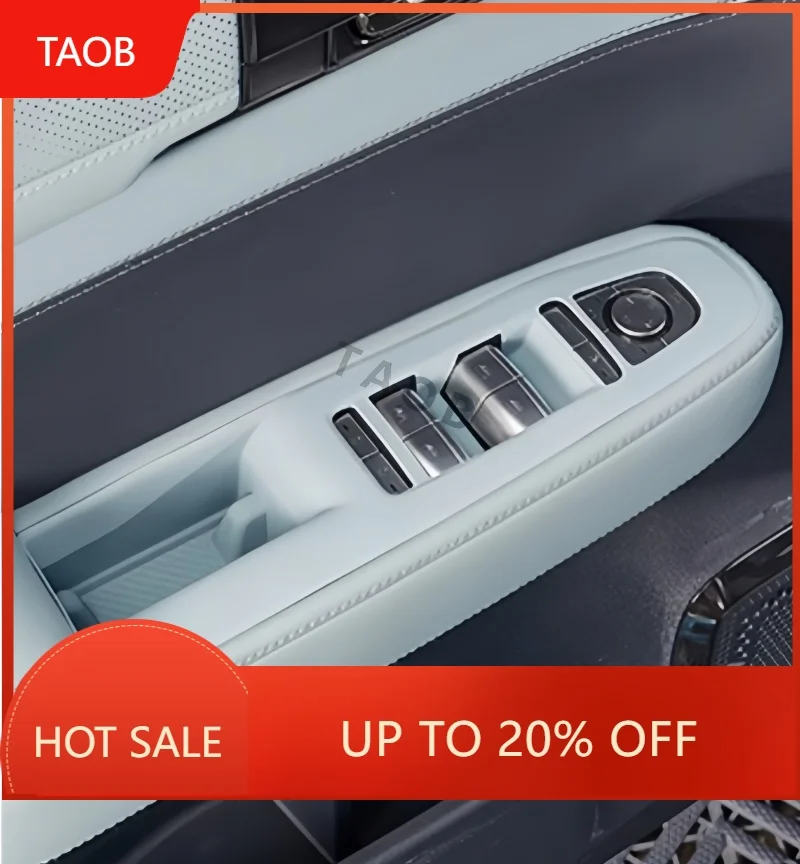 New High Quality Auto Window Lifting Panel Decorative Pad Fit For BYD Leopard 5 Auto Door Storage Slot Silicone Protective Pad U