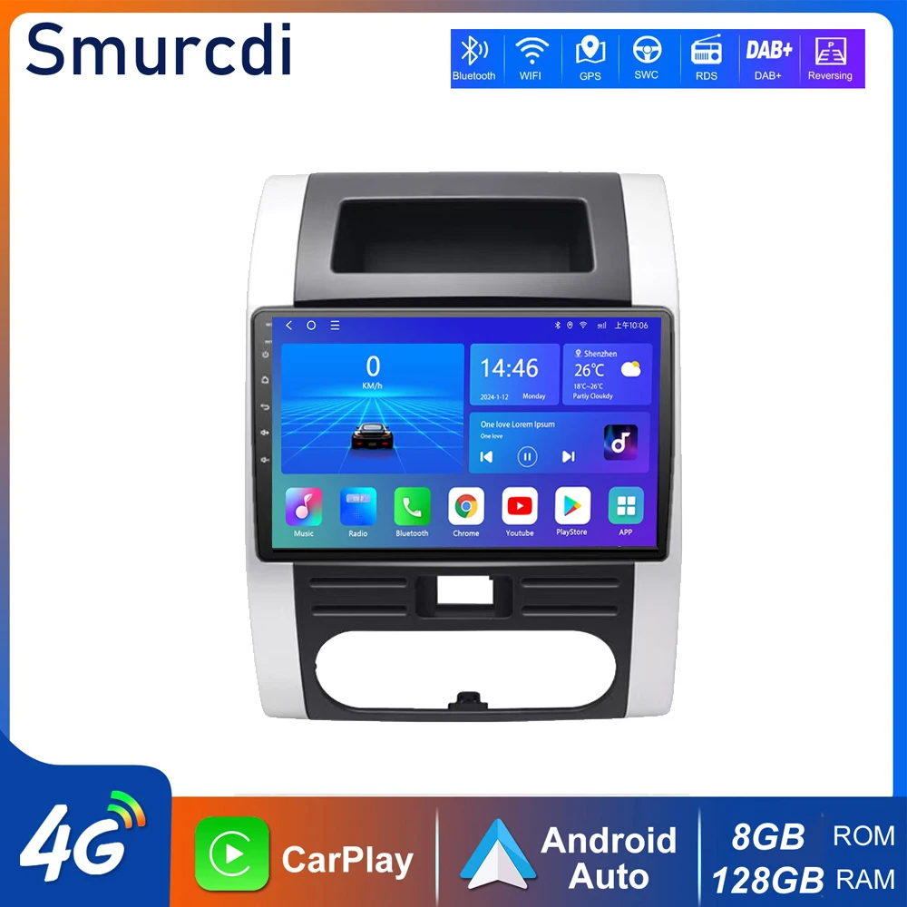 

For Nissan X-Trail X - Trail X Trail 2 T31 2007 - 2015 Android 15 Car Radio Navigation Multimedia Video Player Stereo 4G+WiFi BT