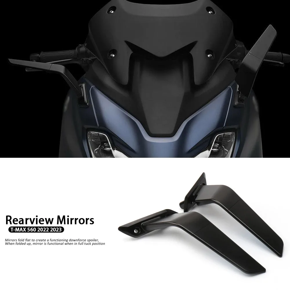 

For YAMAHA T-MAX560 T-MAX 560 TMAX560 New Motorcycle Rear View Mirrors Adjustable Aluminum Mirror Accessories TMAX 560 2022 2023