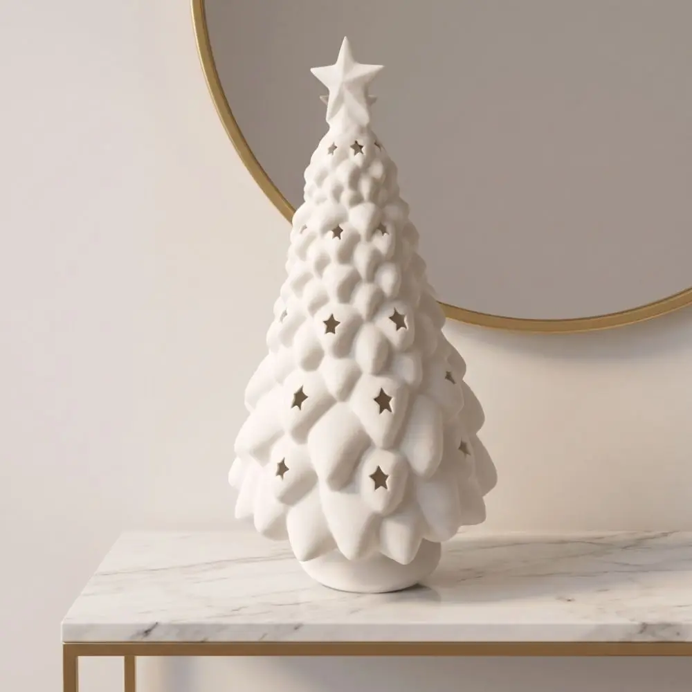 3D Printing Christmas Tree Ornaments Hollowed-out Home Decor Aromatherapy Box Mini DIY Christmas Decorations Office
