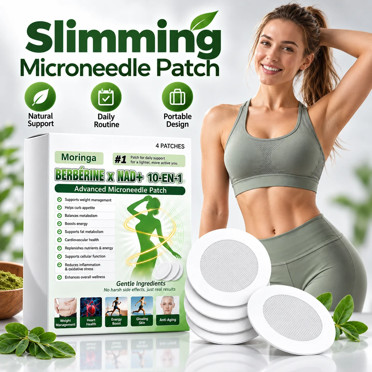 Body Micro Needle Care Patch External Use Skin Sticker Daily Body Care Routine Simple Patch Format for Everyday Personal Care