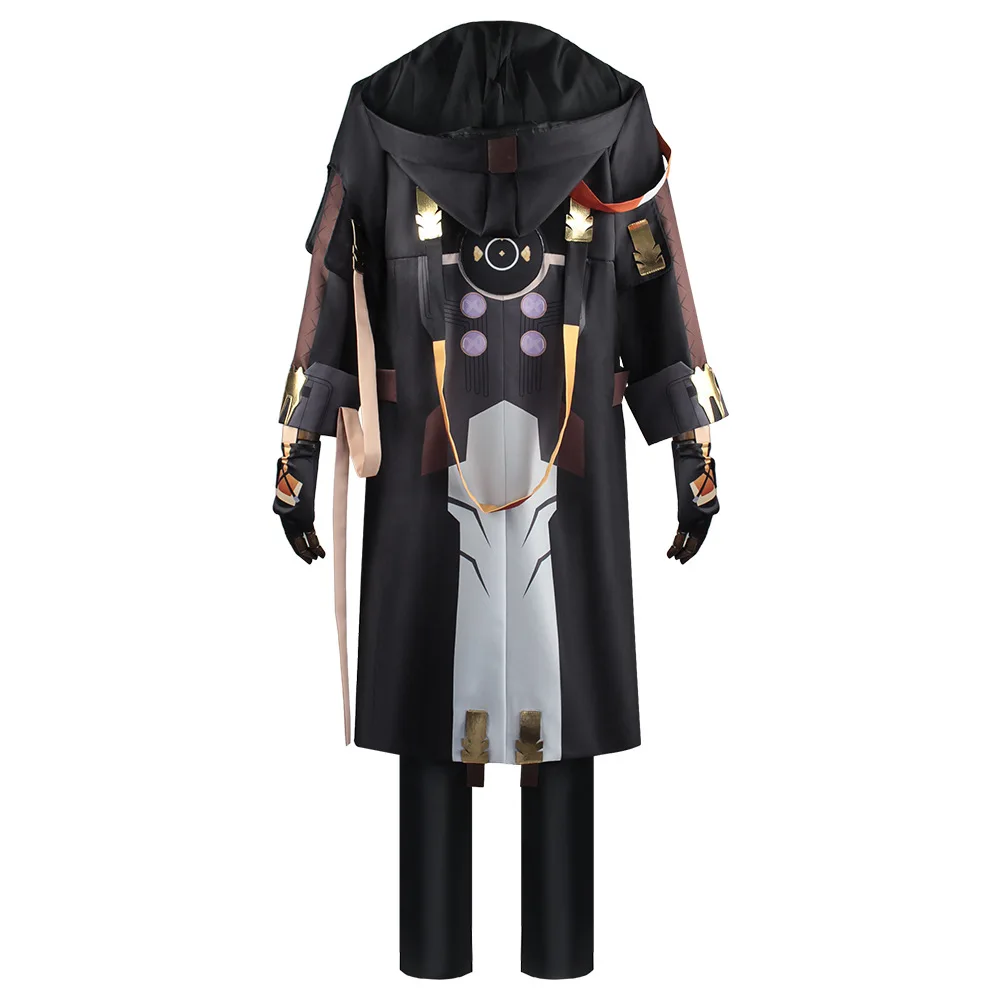 Honkai-Veste de Costume de Cosplay Star Rail pour Femme et Homme, Manteau, Robe de Jeu, Chaussures Trempées, Perruque, Tenue de ixd'Halloween