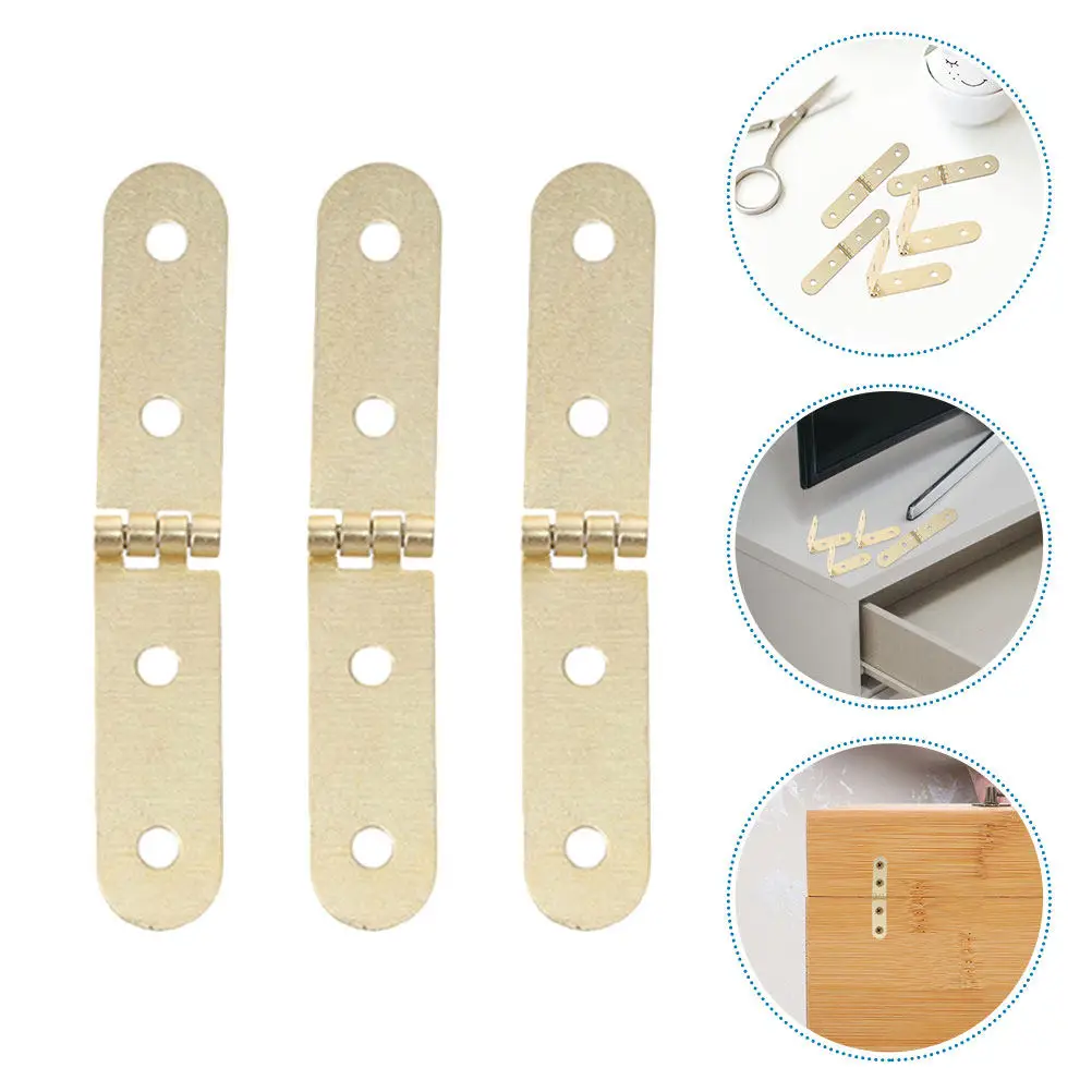 

20Pcs Small Box Hinges for Jewelry Box Cabinet Doors Wooden Chest Replacement Stable Silent Operation Fine Crafted