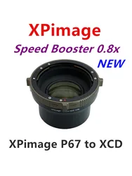 XPimage Speed Booster 0.8x for Focal Reducer Optics Adapter Put PANTAX 67 Lens to Hasselblad XCD X1D X2D 907X Adapter ring