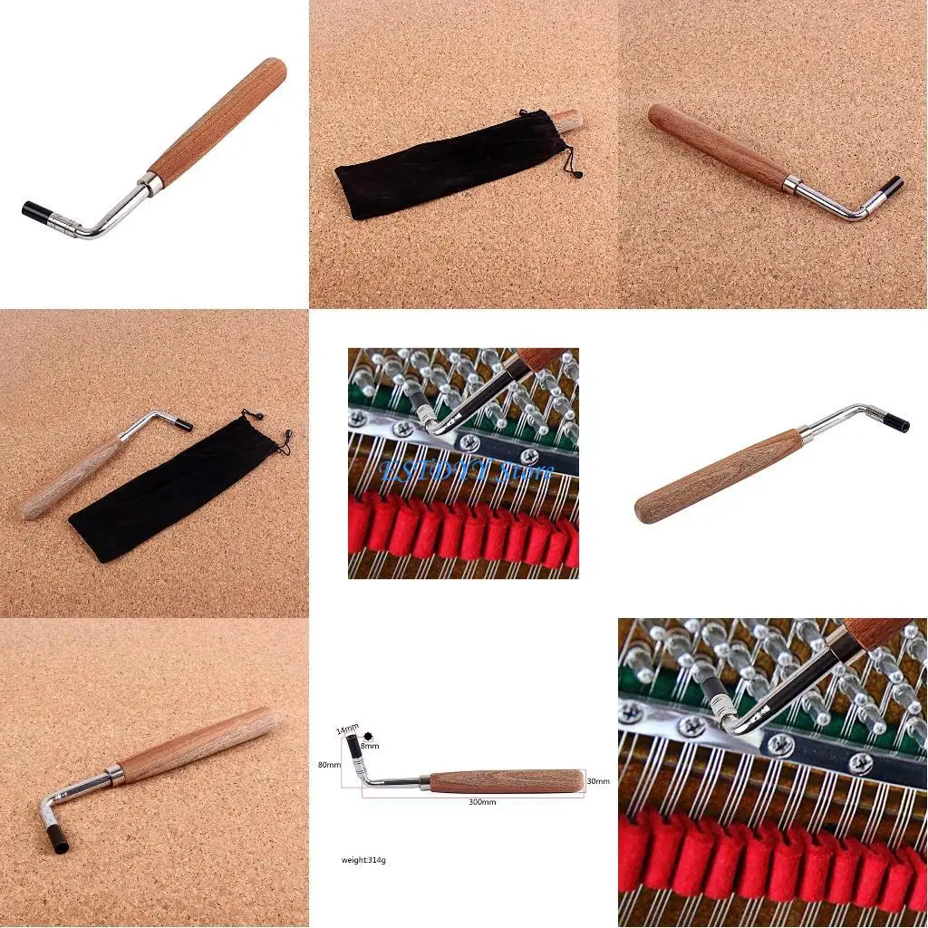 

G6DE Piano Tuning Tool Piano Tuning Hammer Wrench Lever Tool Wrench Tuner Spanner