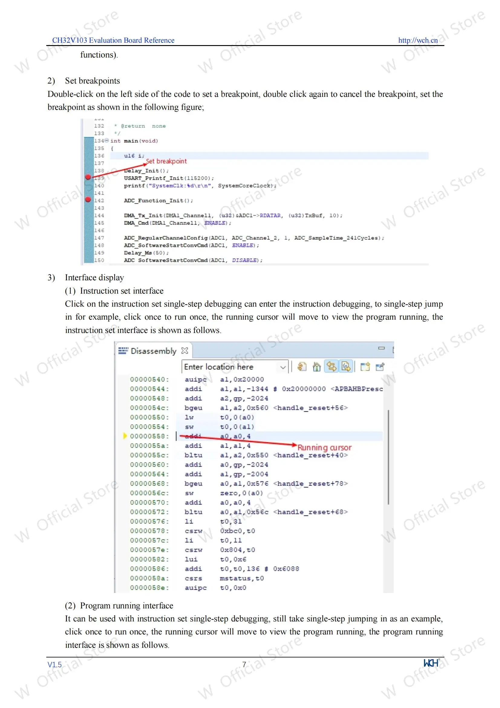 CH32V103-Entwicklungsboard, On-Board WCH-Link-Debugger CH32V103R8T6 Mikrocontroller-Evaluierungsboards – Detail 9