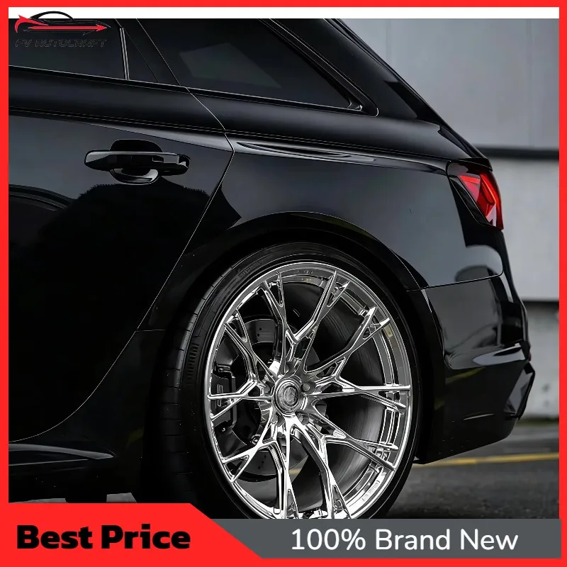 【2026】CF Custom Forged Chrome Wheels Aluminum With Star Design 5x112/5x114.3/5x120/5x130/5x108 For BMW M3 G80 G81 M4 Benz AUDI R