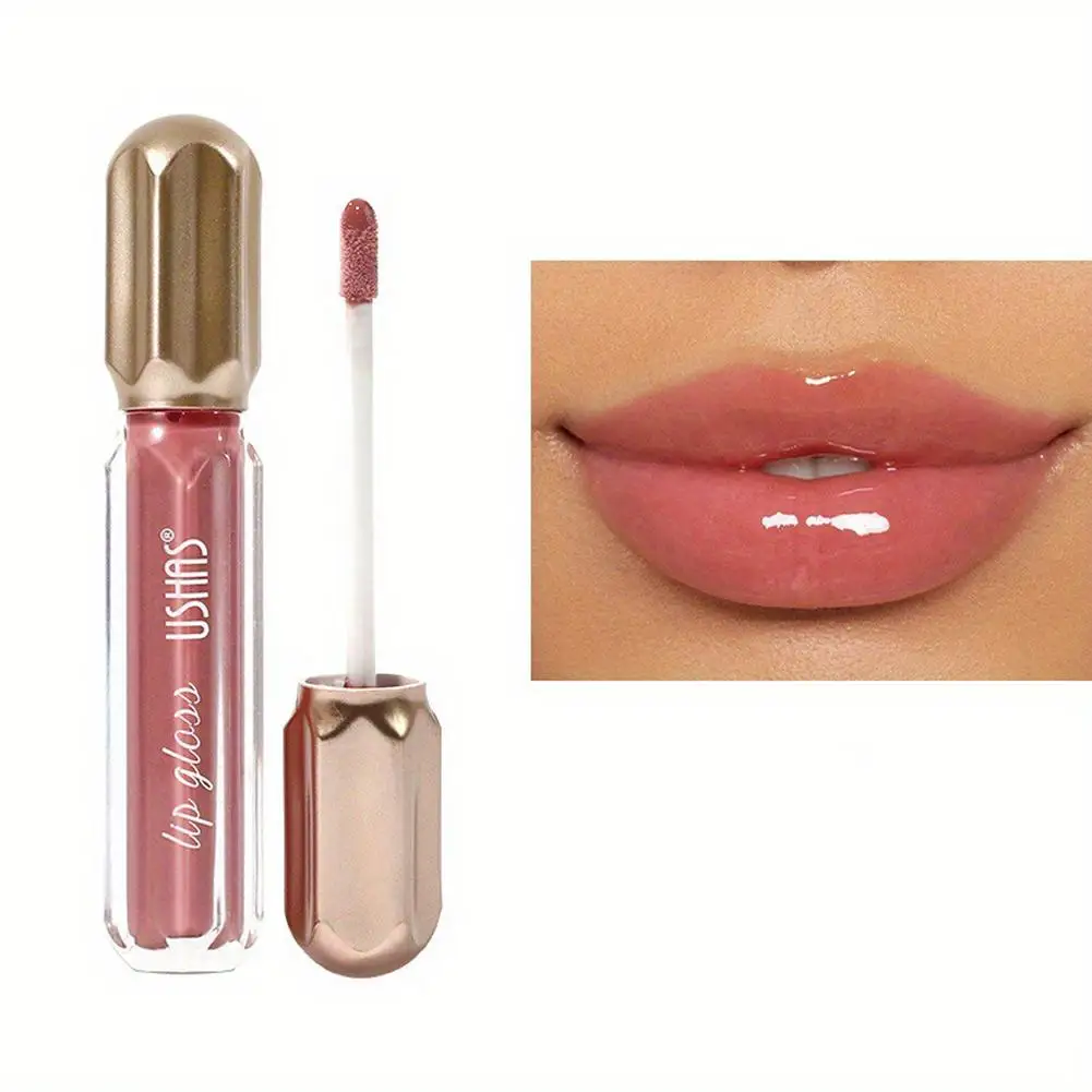 Neue Spiegel Perle Lip Gloss Wasserdicht Langlebige Lip Feuchtigkeitsspendende Glitter Kosmetik Make-Up Glanz Frauen Lippenstift Glanz A3E2