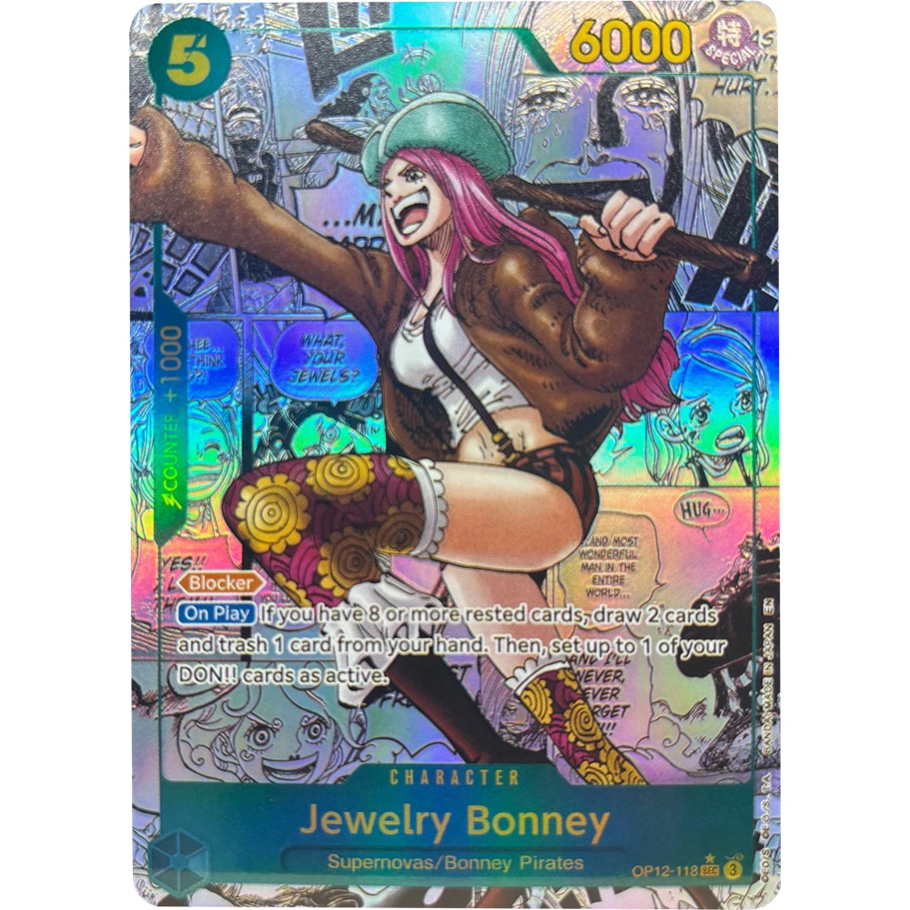 DIY ONE PIECE Collection Cards Jewelry Hancock ST21-014 Monkey D. Luffy JPN High Quality Self Made Game Anime Cards Gift Toy