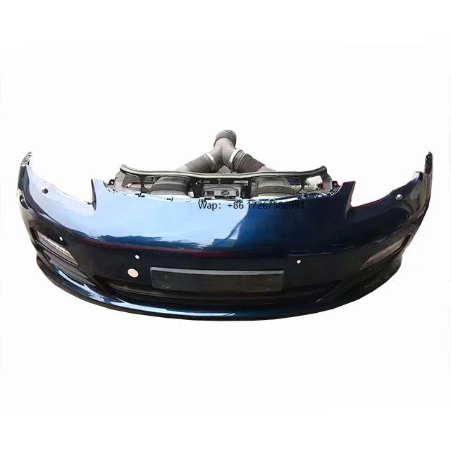

For 2012-2015 Panamera 970 Front Bumper Radiator Fan Parking Sensor Grille Headlight